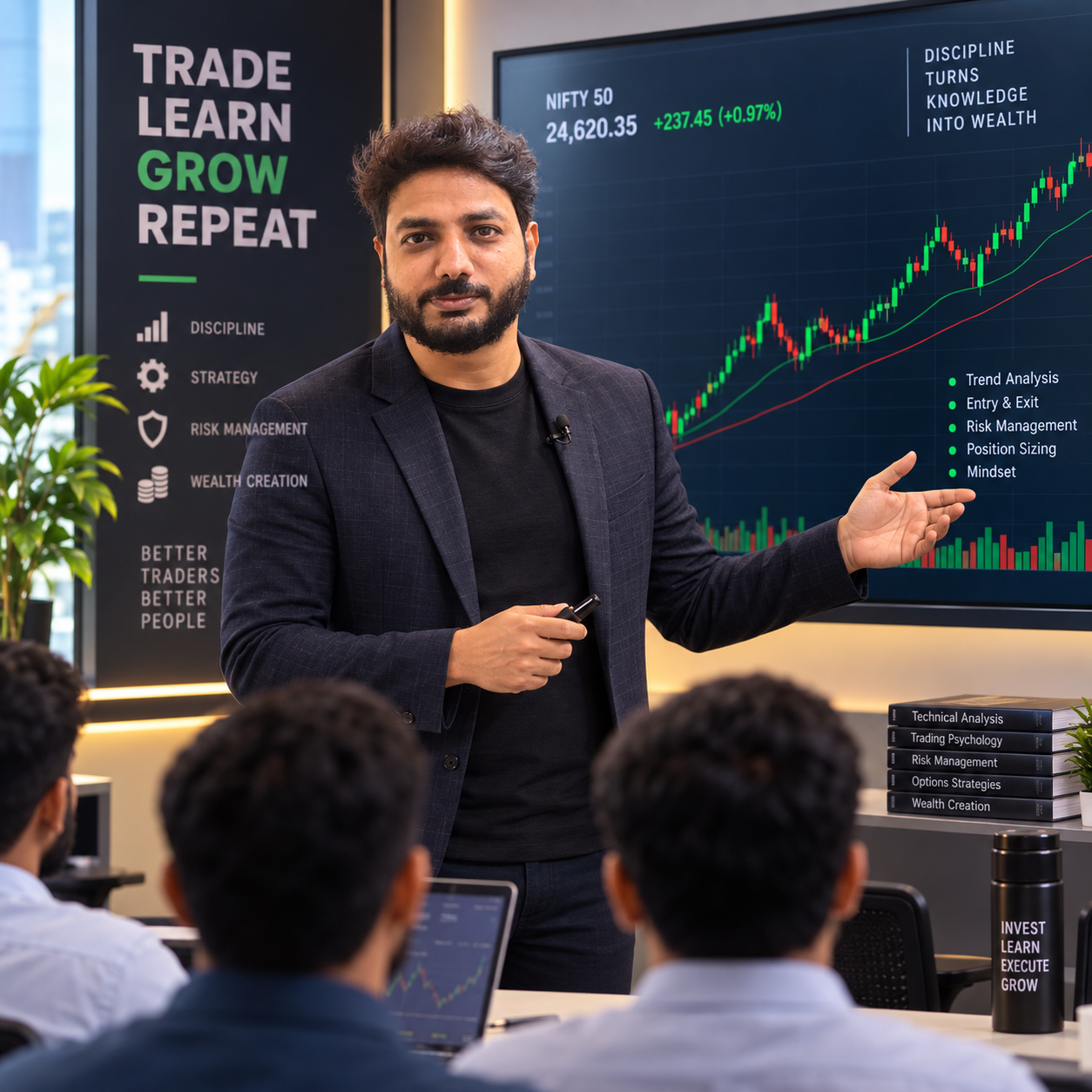 Vivek Joshi mentoring students